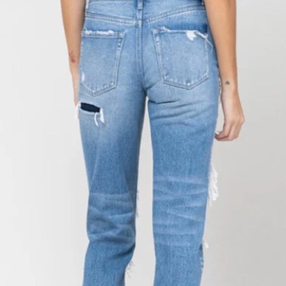 Flying Monkey Black Label True Identity Boyfriend Jeans Sz 27 NWT Retail $79 - Picture 3 of 12